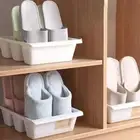 Save Space Shoe Storage Rack Can Accommodate 3 Pairs Shoes Holder shoes