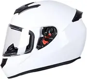 Modular Helmet, Jet Motorcycle Helmet, Scooter Helmet, Adult Men and Women, Crash Helmet,Flip-Up Moped Helmet, Full Face Motorcycle Helmet, ECE/DOT Certification G,XL=61-62cm