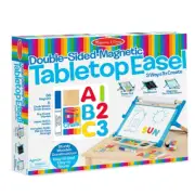 Melissa&Doug Double-Sided Magnetic Tabletop Art Easel
