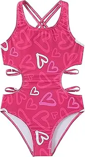 [SEAUR] 2025 Cut Out One Piece Swimsuits Girls Bathing Suit high-Cut Quick-Dry Beach 5-13Years