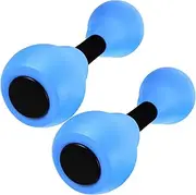 Toyvian 2pcs Small Adjustable Dumbbells for Women Water Barbell Exercise Equipment for Home Workouts for Aquatic Fitness Travel