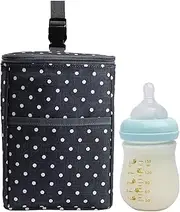 Breast Milk Cooler Bag, Freezable Breast Milk Bag, Bottle Bag Cooler | Breast Milk Travel Cooler with Ice Pack - Buckle Handle, Reusable Foldable Cooler Bag for Travel Breast Milk and, black, see