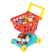 Battat – Pretend Shopping Playset – Play Groceries & Cart – 29 Play Food Items