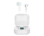 Wireless Bluetooth-compatible 5.0 Touch Control In-Ear Stereo Earphone for Mobile Phone White