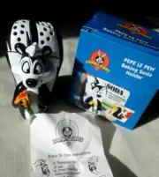 1997 Looney Tunes Pepe Le Pew Refrigerator Baking Soda Holder w/Box UNUSED!