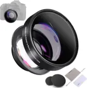 Neewer 52mm 0.43x Pro HD Wide Angle Macro Lens Nikon Canon Fuji Sigma Lumix