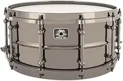 Ludwig Universal Black Brass Snare Drum - 6.5-inch x 14-inch, Black Nickel Hardware