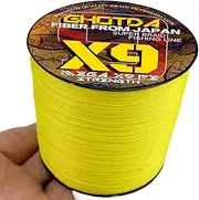 LLEIIshen 12 Strands 300M Braided Fishing Line Super Strong for Saltwater Fishing Catch Big Fish Wire 25/30/39/50/65/77/92/120LB/1974