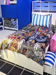 Vincent Gordon "Cartoon Gumbo" Blanket - Vertical