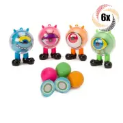 6x Monsters Kidsmania I.C.U. Cyclops Monster Jawbreakers Assorted Candy | 3oz