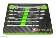 FLEX HEAD FLARE NUT WRENCH SET, METRIC, MM – line wrenches – automotive tools