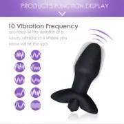Vibrating Prostate Massager T-Bar Anal/Butt Plug Adult/Sex Toy PSPOT