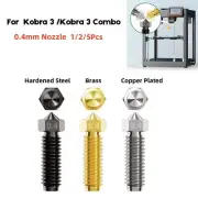 Upgraded 0.4mm Nozzle for Anycubic Kobra 3 Volcano 3D Printer Nozzle Accessories