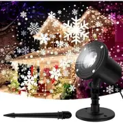 Christmas Snowflake Projector Light - HD Upgrade, Brighter Lights, IP65