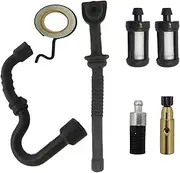 Oil Pump Worm Gear Fuel Oil Hose Line Filter Kit for STIHL MS 180 170 MS180 MS170 017 018 Chainsaw Replacement Parts