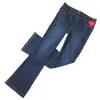 Spanx Tall Length Flare Jeans in Midnight Wash Size 1X NWT