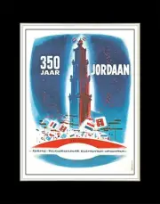 1963 350 Years of Jordan, Amsterdam - Matted for 11x14 Frame