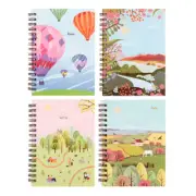 A5 Ruled Notebook Note Book Stationery Office School 120 Pages Card Cover 70gsm