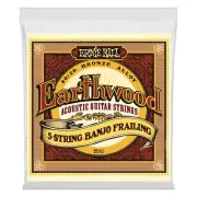 Ernie Ball 2061 Earthwood 5-String Banjo Frailing Loop End 80/20 Bronze Acous...