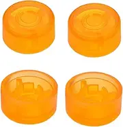 HAMPPLIES 2pcs Electric Guitar Knobs Bass Control Knob Guitar Volume Knobs Bass Knob Bass Guitar Knobs Orange