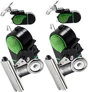 KITANDOVE 4PCS High Sensitivity Fishing Alarm with Loud Sound Durable Clips for Beginners and Enthusiasts for Carp Fishing Black Electronic Indicator