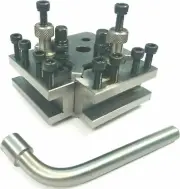 QUICK CHANGE T37 TOOL POST SET+ 4 HOLDERS LATHE 90-115 MM CENTER HEIGHT