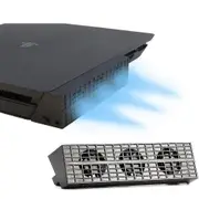 Ps4 Slim Turbo Cooling Fan External Usb Cooler, Automatic Temperature Sensor Controlled Ra