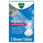 Vicks Vaposhower Soothing Vapors Shower Tablets Eucaplytus Menthol 5ct (4 Pack)