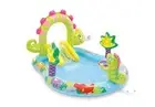 INTEX Large Pool Friendly Iguana Play Center 239 x 188 x 119cm