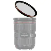 67mm HD Ultra Thin MRC MC UV Filter Outer Frame Red Plating Waterproof + Case