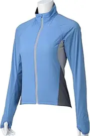 [Goldwin] C3fit 3FW35350 Women's Cycling Alpha Dry Insulated Ride Jacket, blue (light), L