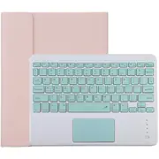 Bluetooth Keyboard & Tablet Case For Ipad 10.2 / Ipad Air 2019 Detachable Touch Pad Pen Slot Holder Microfiber Leather Pink Light Green Keyboards