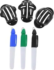 1 Set Golf Ball Liner Marking Tools with Pens for Accurate Alignment and Drawing Golf Balls Lightweight and Portable Random Color