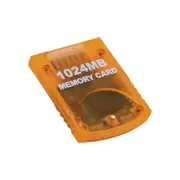 1024MB(16344 Blocks) Memory Card for Gamecube and Wii Console Game Cube NGC G...