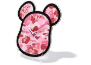 A Bathing Ape Bape Pink Camo Wall Or Shelf Clock Kaws Home Decor
