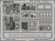 Eduard FE231 1/48 McDonnell Douglas F-4E Phantom II Detail Set for Hasegawa kit