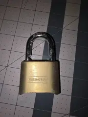 175 Master Lock Combination Padlock Brass resettable Tested / Works - New Other