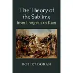 THE THEORY OF THE SUBLIME FROM LONGINUS TO KANT