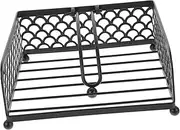 STOBAZA Kitchen Napkin Holders Rustic Flat Napkin Storage Rack for Dinner Table Decor Guest Napkin Holder