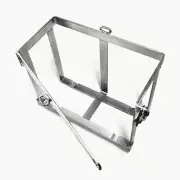 Manutec Jerry Can Holder Front Gate Loading Zinc Finish For Trailer