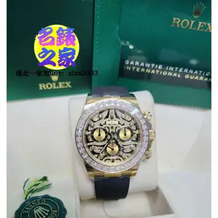 已交流 Rolex 勞力士 迪通拿 Daytona 116588TBR 老虎迪 黃K金 原廠鑲鑽 116518LN