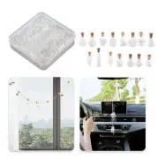 30 Pieces Mini Glass Bottles Jars Message Bottles Empty Sample Bottles Tiny Cork