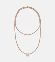 [Suzanne Kalan] Suzanne Kalan 18kt rose gold necklace with diamonds One Size pink