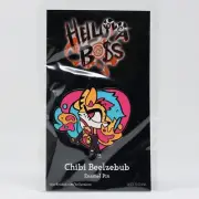 Helluva Boss Chibi Beelzebub Heart Enamel Pin Queen Bee