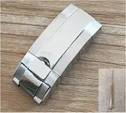 [JSLER] 16mm Steel Buckle Fit for Rolex Fit for Buckle Fit for Daytona Green Black Yacht Series Watch Accessories (Color : 1)