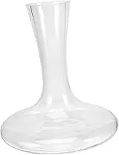 CIYODO Large Glass Wine Decanter with Handle Elegant Brandy Carafe for Home Bar Pub and Wine Tasting Events for Wine Whiskey and Vodka Serving