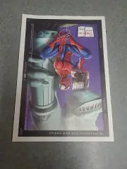 Spider-Man Get Caught Reading Statue Liberty Original Print Ad 2003 5x7