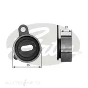 Gates Timing Belt Tensioner Pulley - T41074