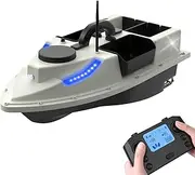 BHCASE GPS RC Bait Boat: 500M Wireless Remote Control Fishing Boat with 4 Bait Containers, 2KG Load