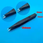 2 set Components Resistor Capacitor Tweezers Clips SMD Multimeter LCR Accessory